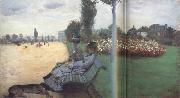 Giuseppe de nittis On a Bench on the Champs Elysees (nn02) china oil painting reproduction